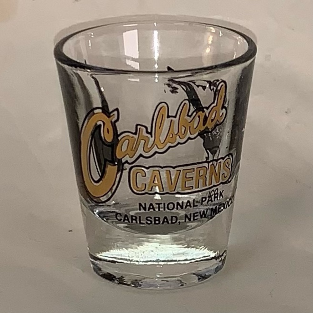 Carlsbad Caverns National Park souvenir shot glass.🍾